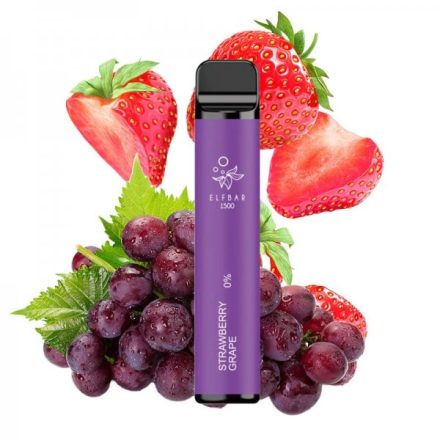 Elf Bar 1500 - Strawberry Grape 0% - Nikotinmentes