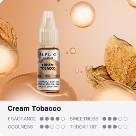 ElfLiq Cream Tobacco 10mg - 10 ml